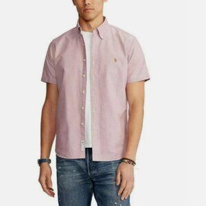 Polo Ralph Lauren Mens Slim Fit Button Down Oxford Shirt Size Large